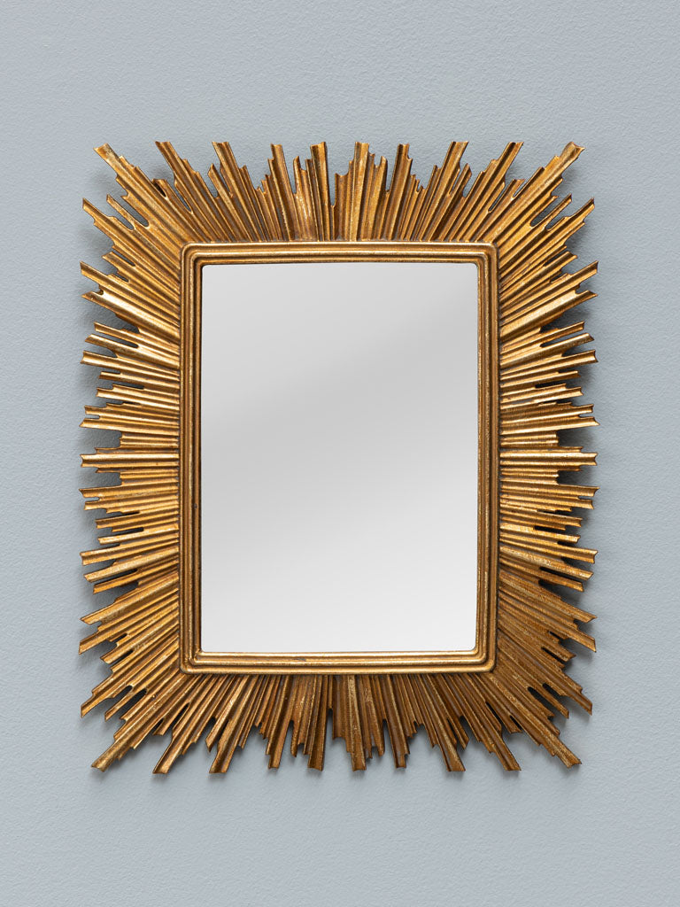 Specchio rettangolare convesso